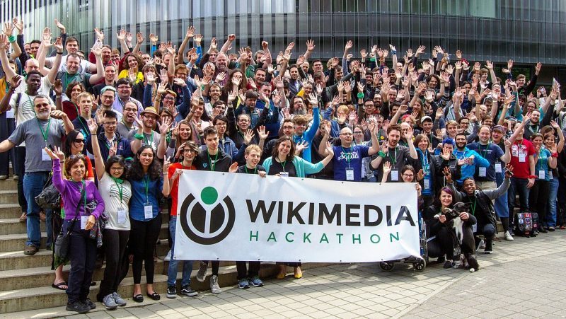 Attendees of the Wikimedia Hackathon 2019