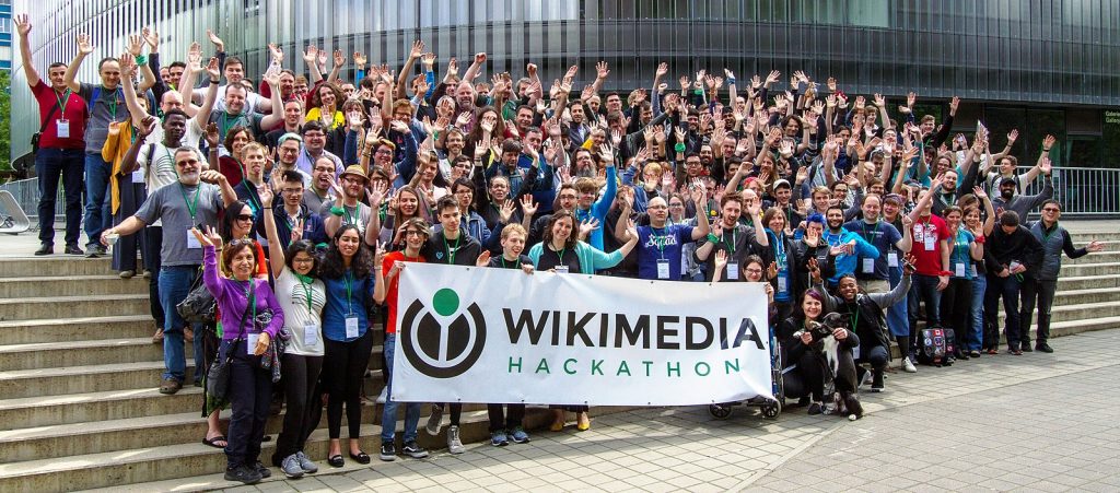 Attendees of the Wikimedia Hackathon 2019