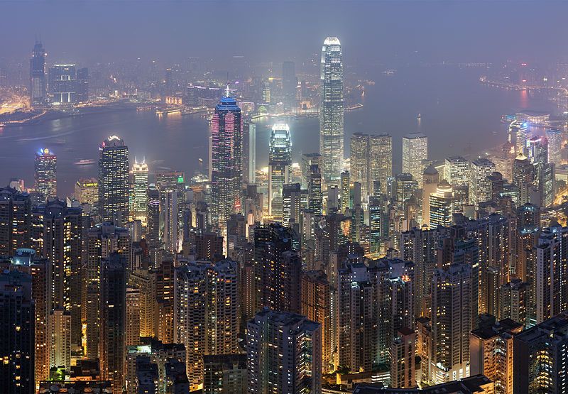 Hong Kong skyline - December 2007