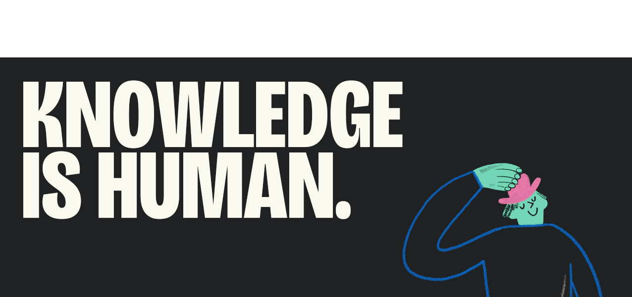 Knowledge Is Human 2023 Animated Hat Key Visual.